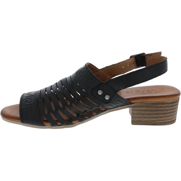 Brand new size 39 (US 8-8.5) Biza Olivia sandals. Soft genuine black leather. - Picture 4 of 11